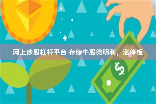 网上炒股杠杆平台 存储牛股德明利，涨停板
